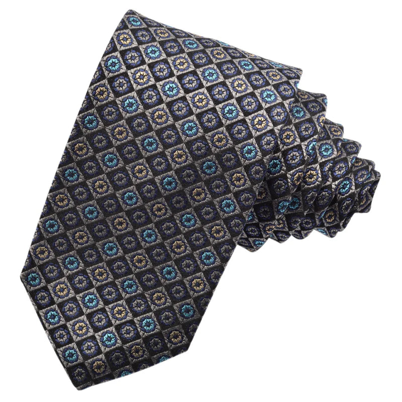 CUBE NECKTIE - GREY