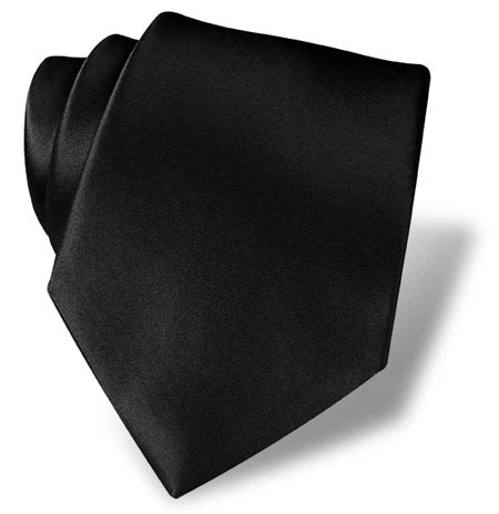 SATIN SOLID NECKTIE