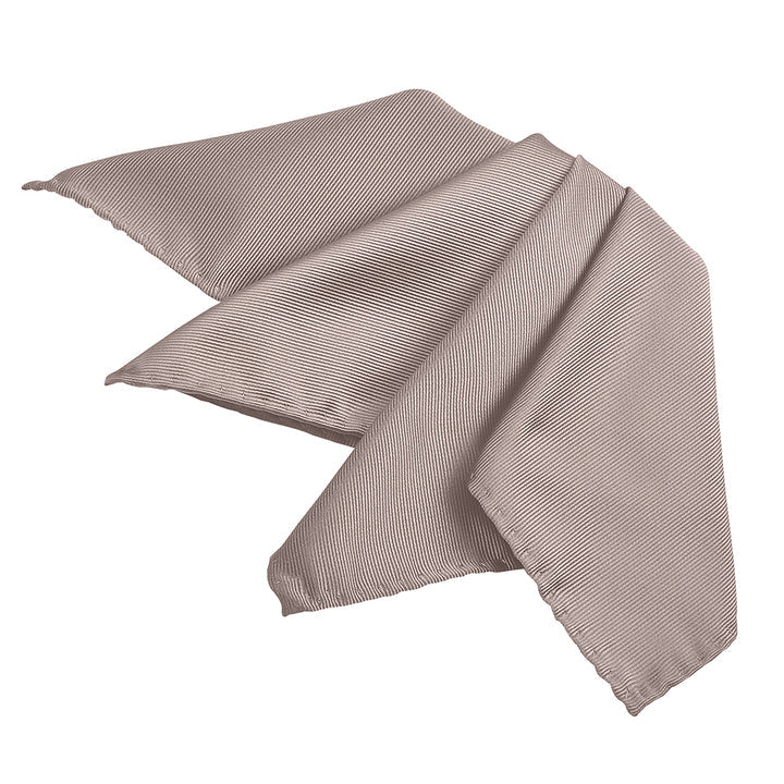 SOLID RIBBED SQ - SILVER