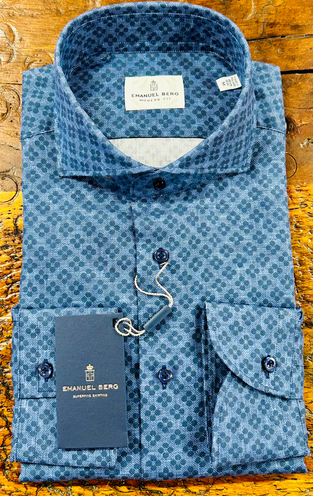 TEXTURED DOBBY PRINT SHIRT