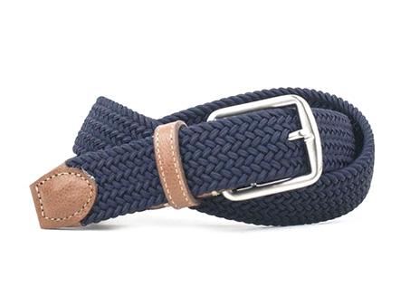 NEWPORT WOVEN NAVY BELT