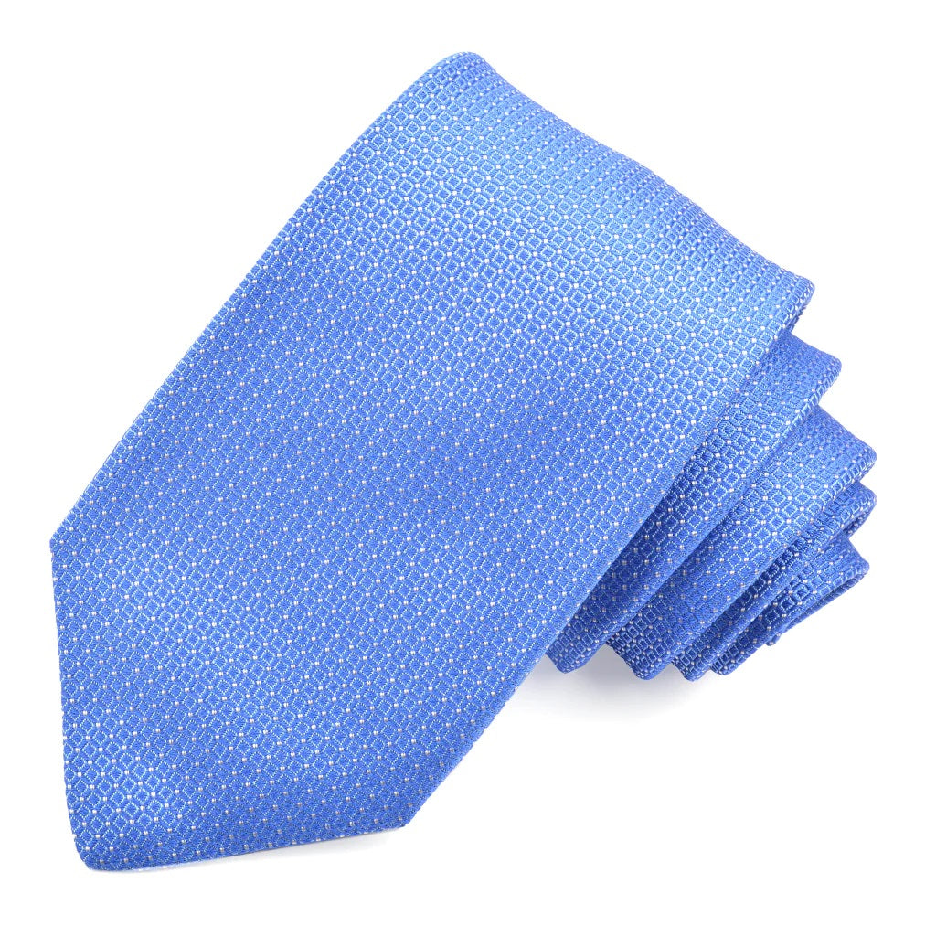 PIN DOT NECKTIE - FRENCH BLUE - XL
