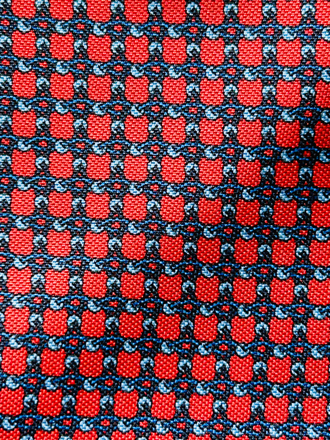 LINKS POCKET SQUARE - RED