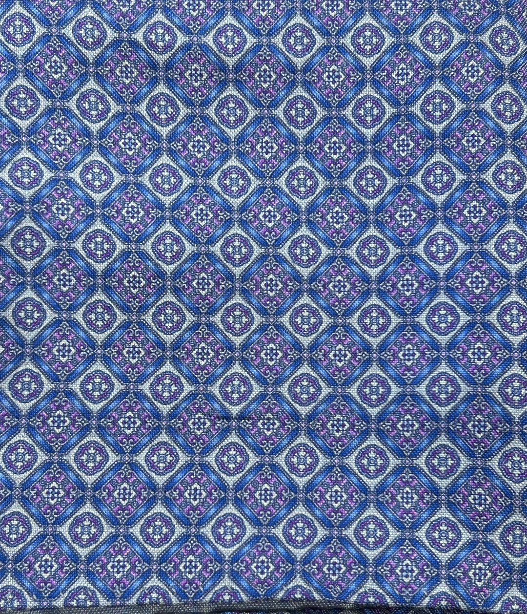 MOTIF POCKET SQUARE - PURPLE