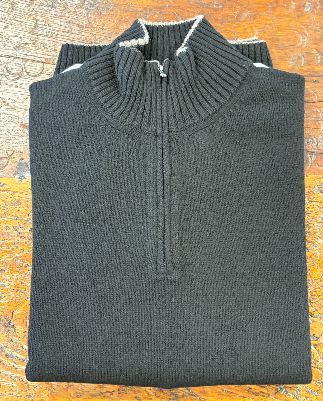 MERINO QRT ZIP SWEATER