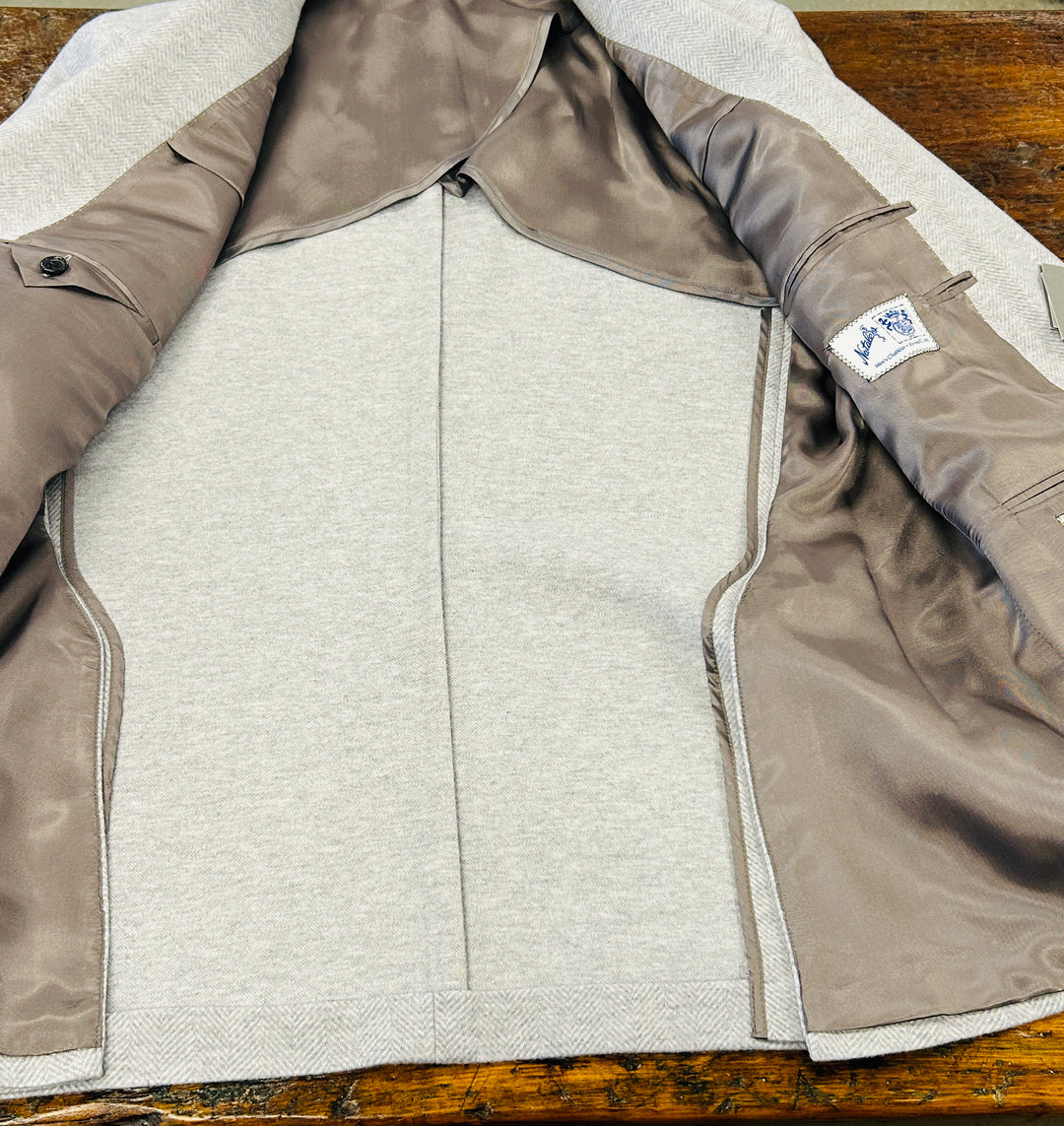 HERRINGBONE KNIT JACKET
