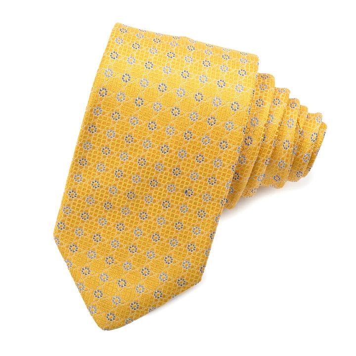 WOVEN MEDALLION NECKTIE