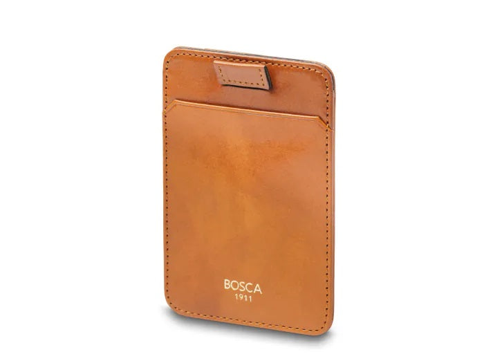 PULL TAB CARD CASE - TAN