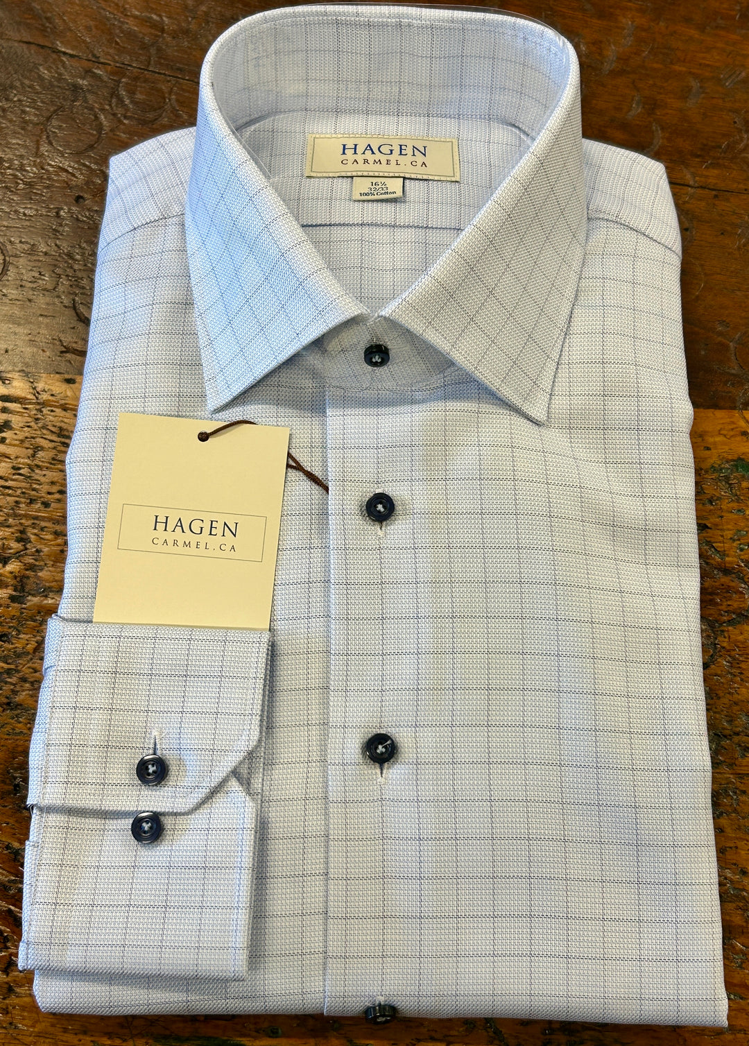 tattersall dress shirt Leeward No Tuck Dress Shirt