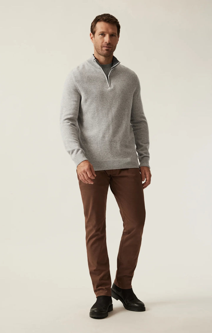 CASHMERE 1/4 ZIP SWEATER