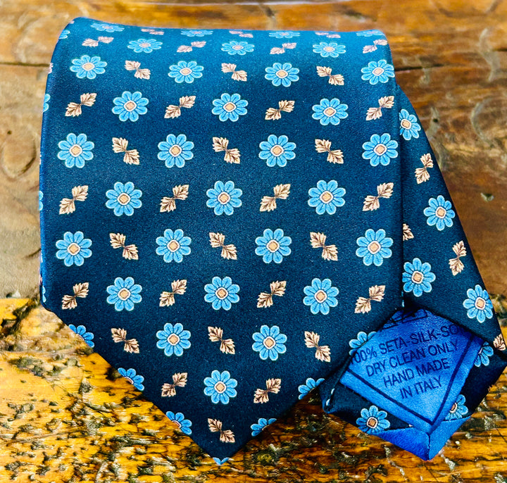 FLORAL SATIN NECKTIE