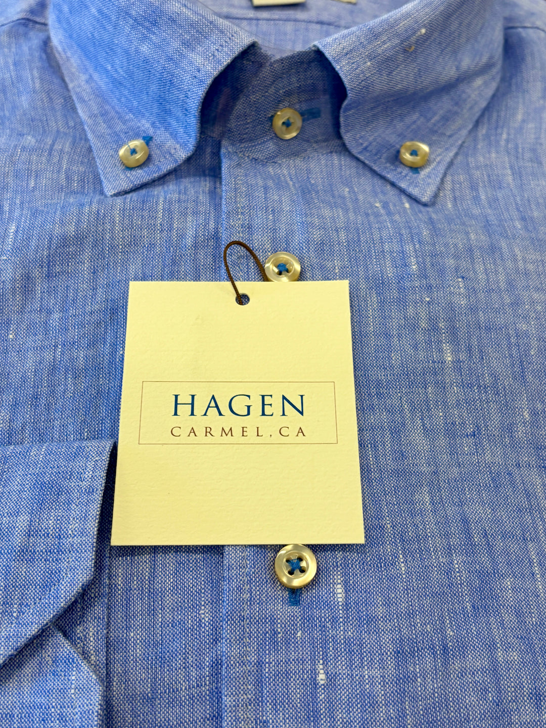 LINEN BUTTON DOWN SHIRT