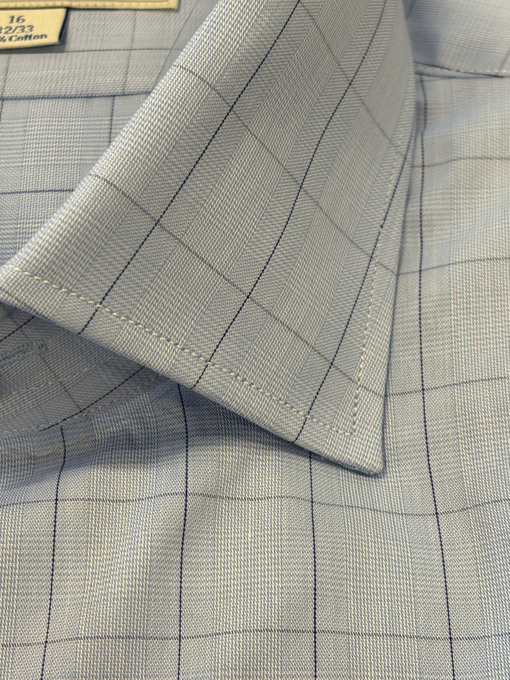 GLEN PLAID DRESS SHIRT