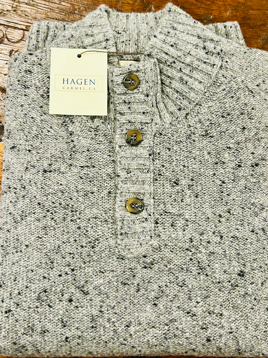 DONEGAL MOCK SWEATER