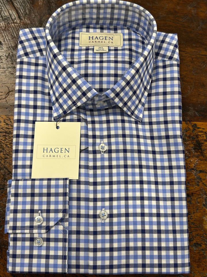 GINGHAM DRESS SHIRT