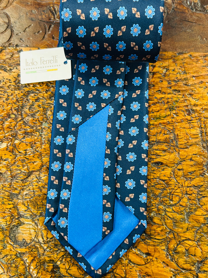 FLORAL SATIN NECKTIE
