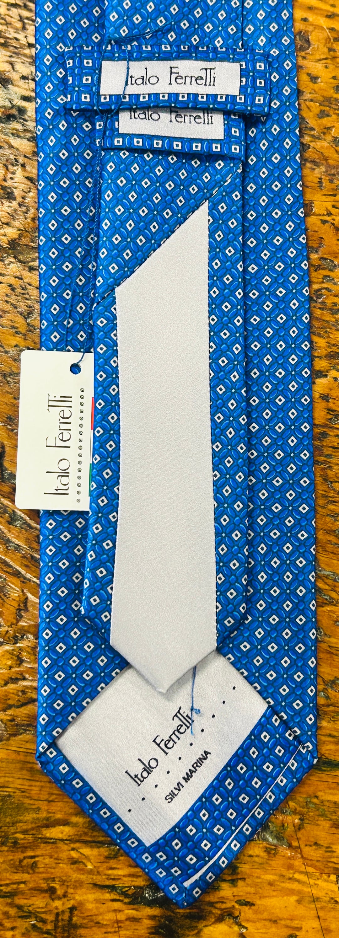 MICRO NEAT NECKTIE - ROYAL