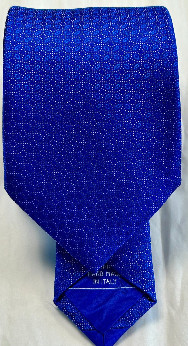 GEOMETRIC  NECKTIE - ROYAL