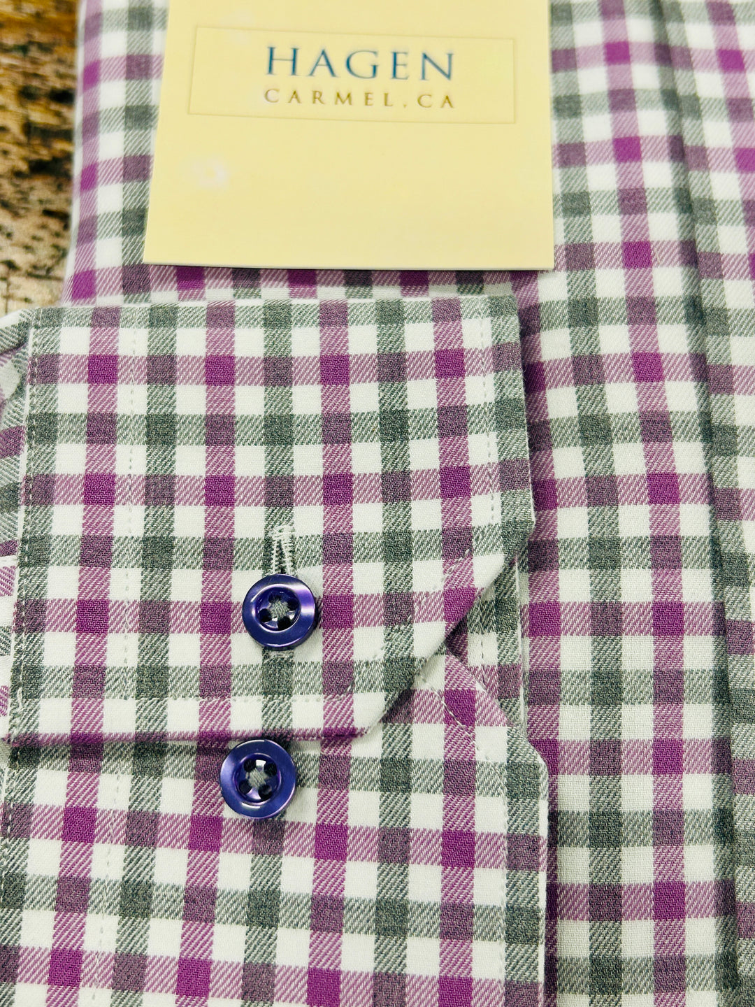GINGHAM  SPORT SHIRT