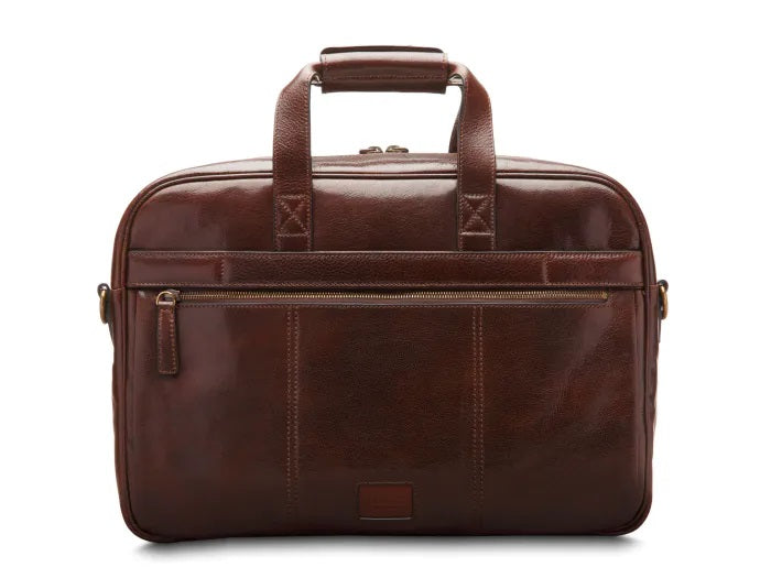 FIRENZE BRIEFCASE - DARK BROWN