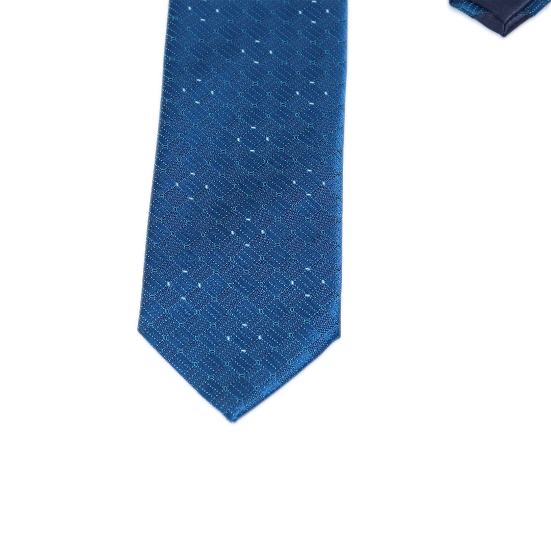 GEO NECKTIE - BLUE