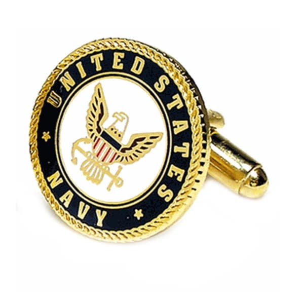 Enamel US Navy Cufflinks