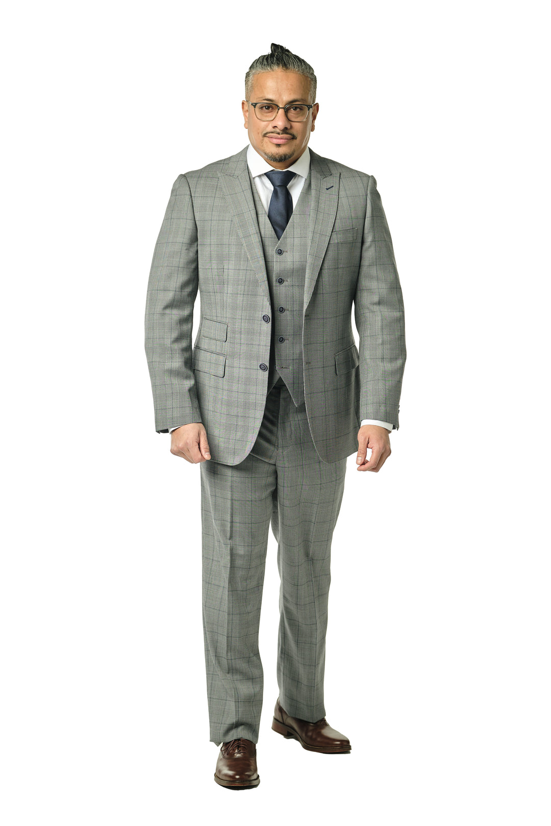 GREY CHECK SUIT