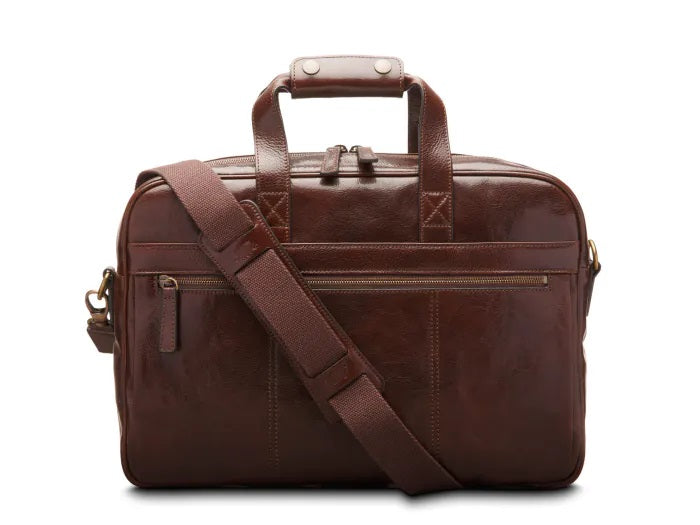 FIRENZE BRIEFCASE - DARK BROWN