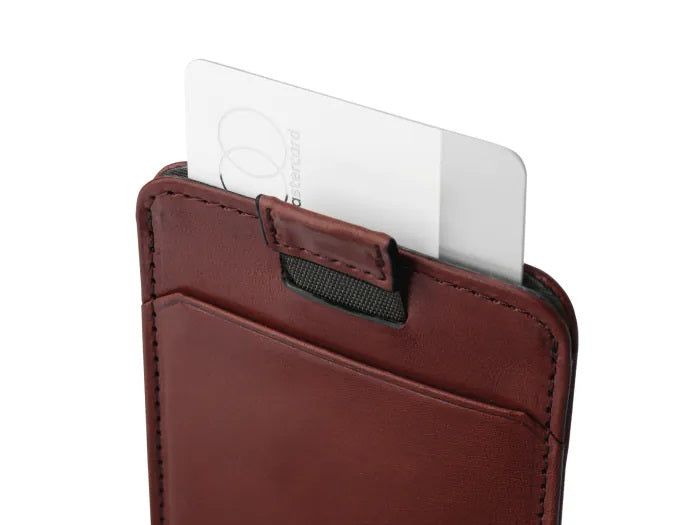 PULL TAB CARD CASE - D BROWN