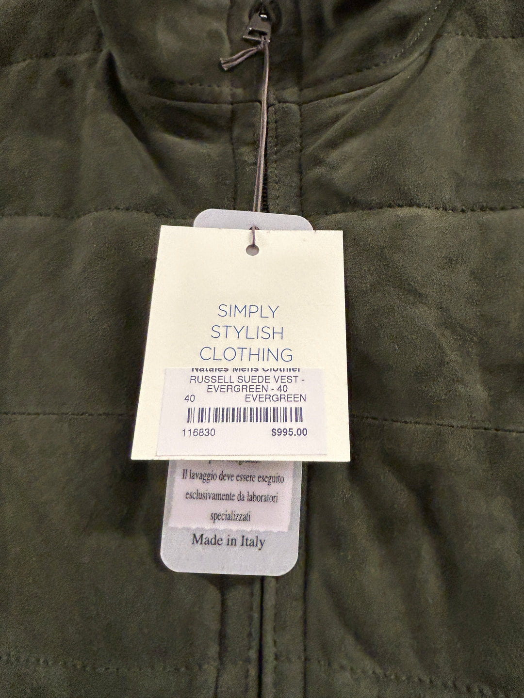 RUSSELL SUEDE VEST