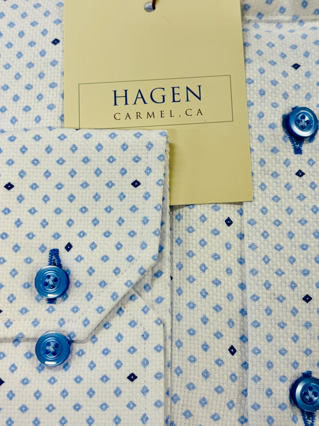 DIAMOND MOTIF  SPORT SHIRT