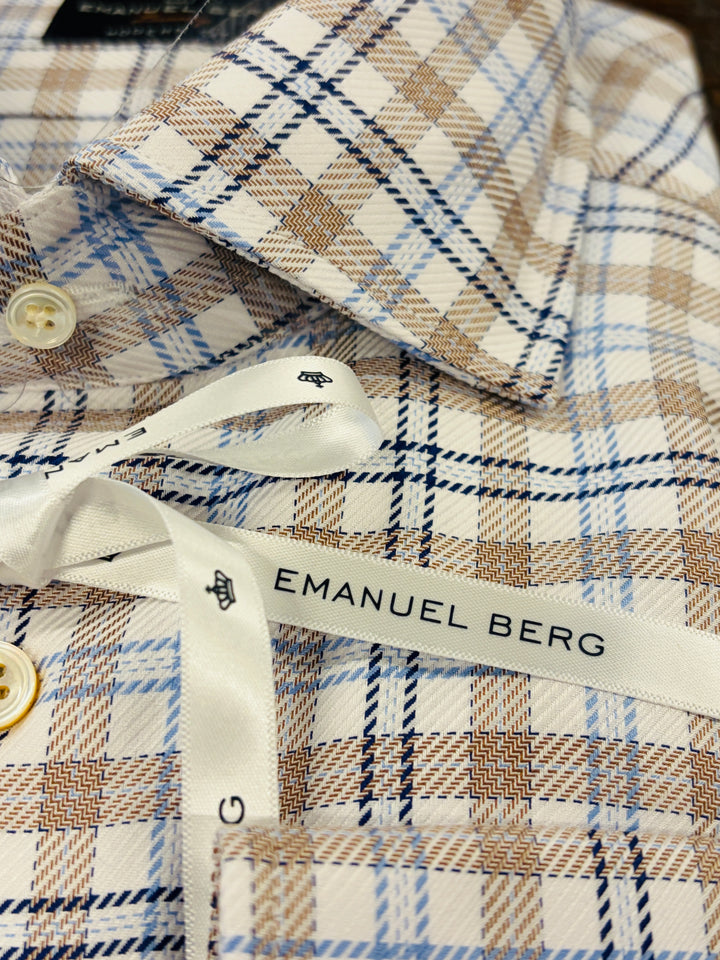 DOBBY CHECK DRESS SHIRT