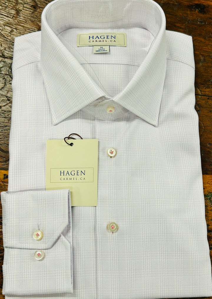 TONAL PLAID DRESS SHIRT