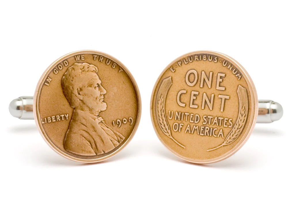 LINCOLN PENNY CUFF LINKS