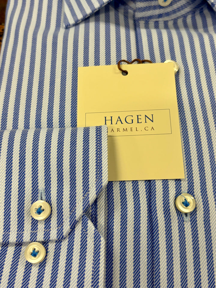 TONAL STRIPE DRESS SHIRT