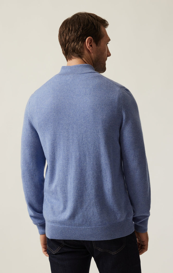 CASHMERE 1/4 ZIP SWEATER