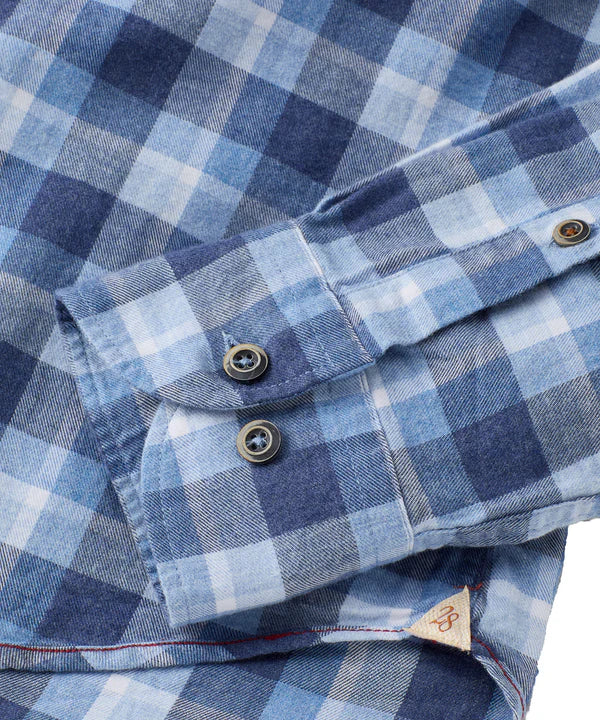 MELANGE PLAID SPORT SHIRT