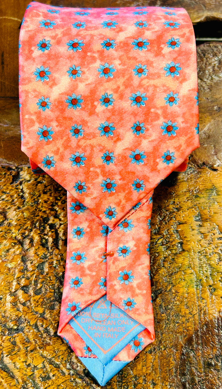 FLORAL SATIN NECKTIE