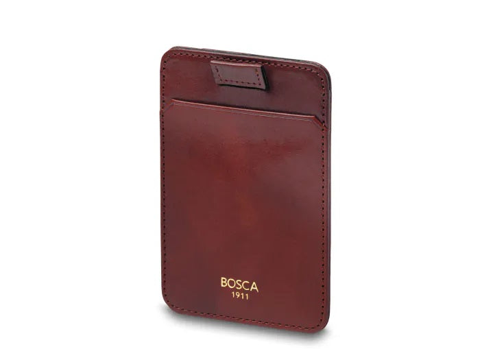 PULL TAB CARD CASE - D BROWN