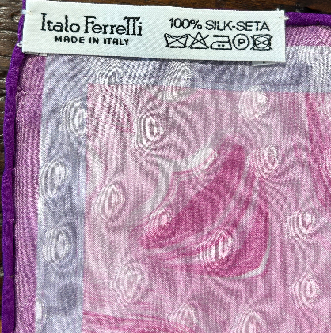 FLORAL POCKET SILK - PINK