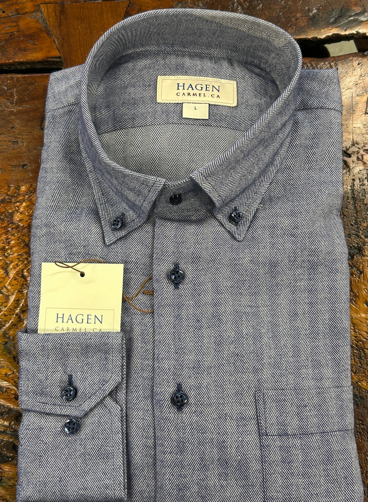 HERRINGBONE SPORT SHIRT