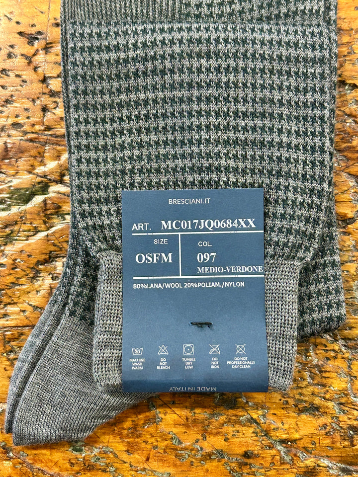 JACQUARD HOUNDSTOOTH SOCKS