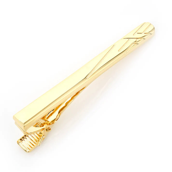 GOLD ETCHED TIE CLIP