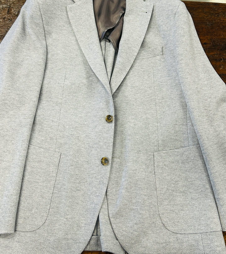 HERRINGBONE KNIT JACKET