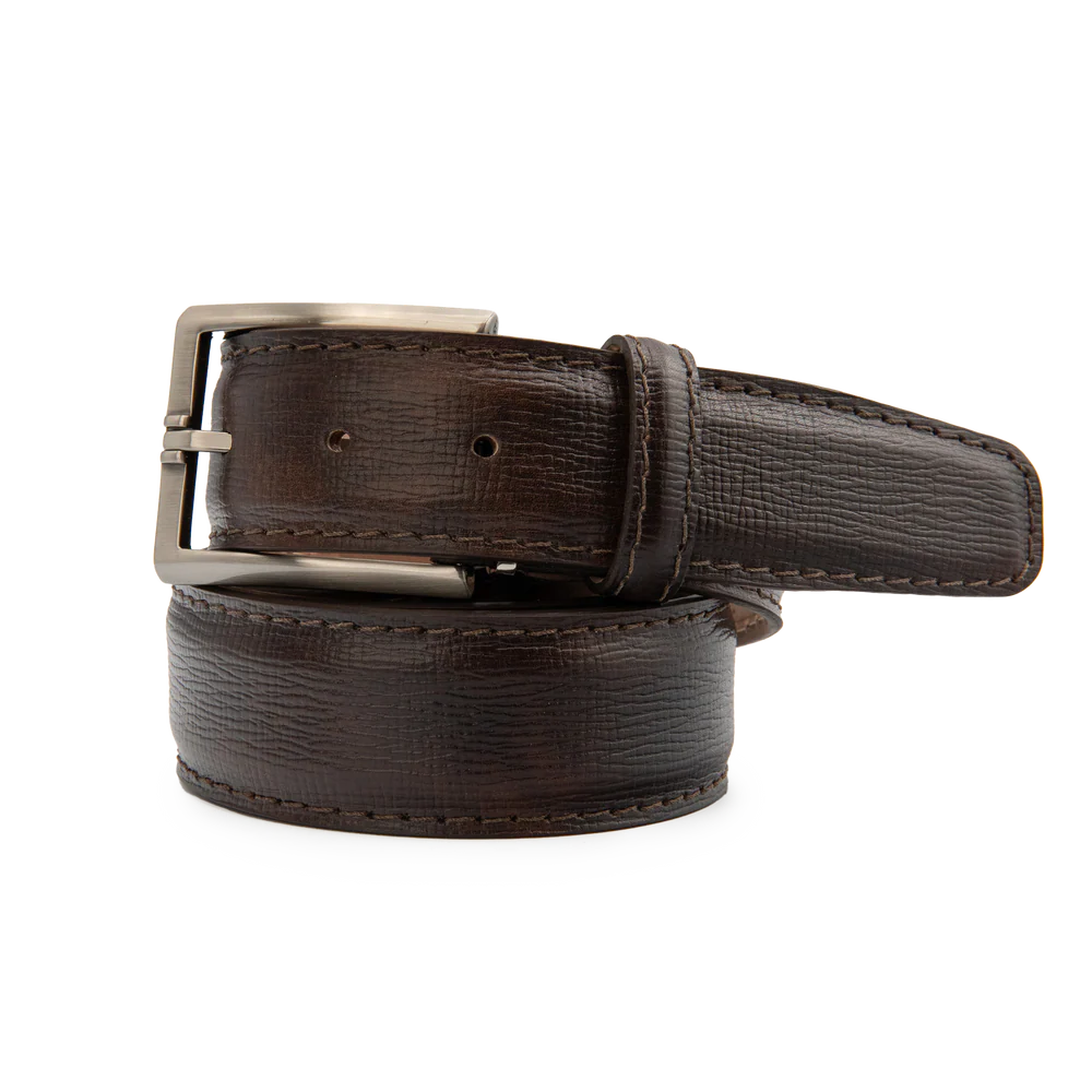 TEXTURED CALF BELT