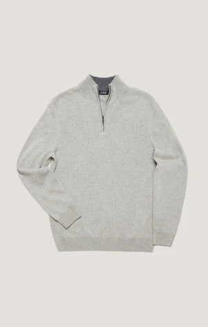 CASHMERE 1/4 ZIP SWEATER
