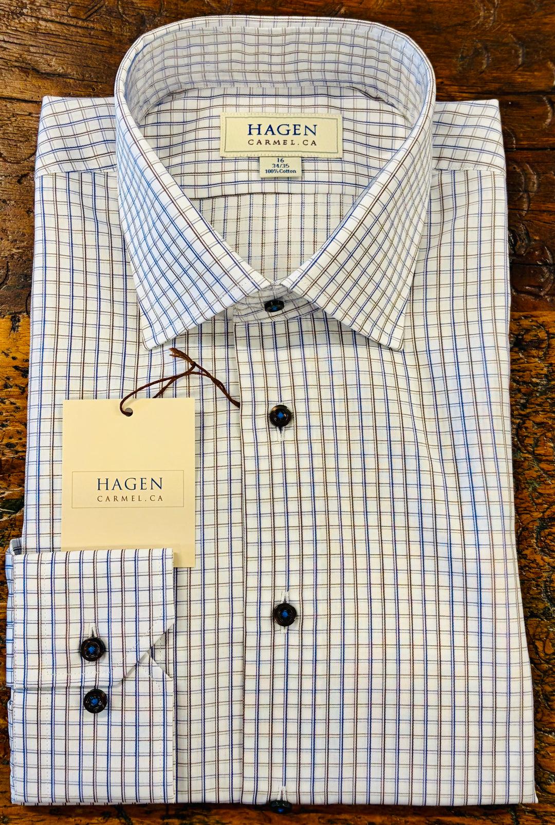 TATTERSALL DRESS SHIRT