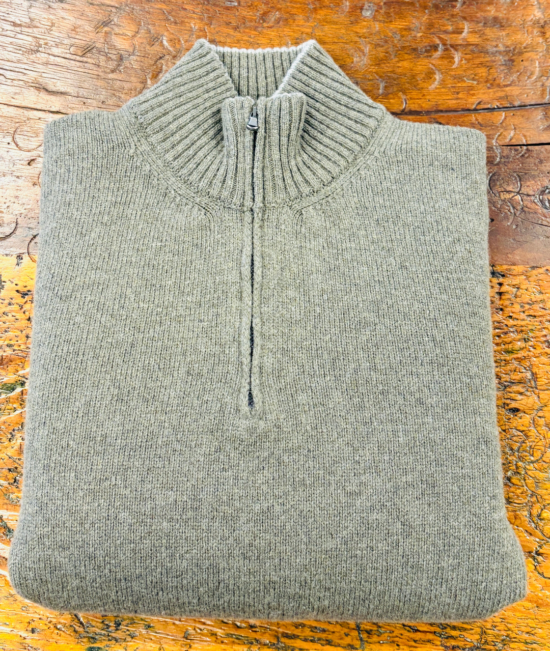 MERINO QRT ZIP SWEATER