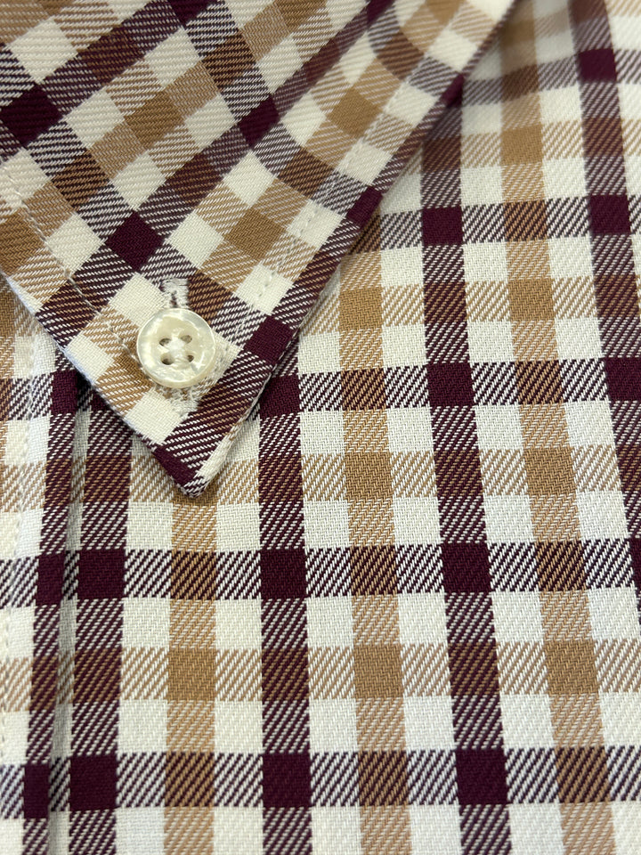 Fancy Button Down Sport Shirt by Alan Paine