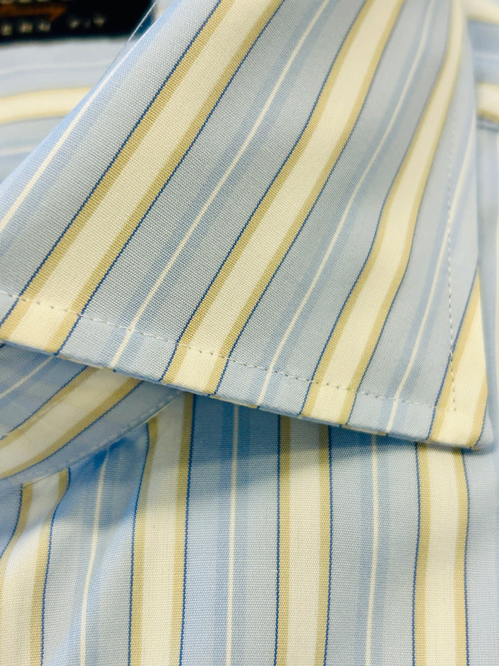 BOLD STRIPE DRESS SHIRT